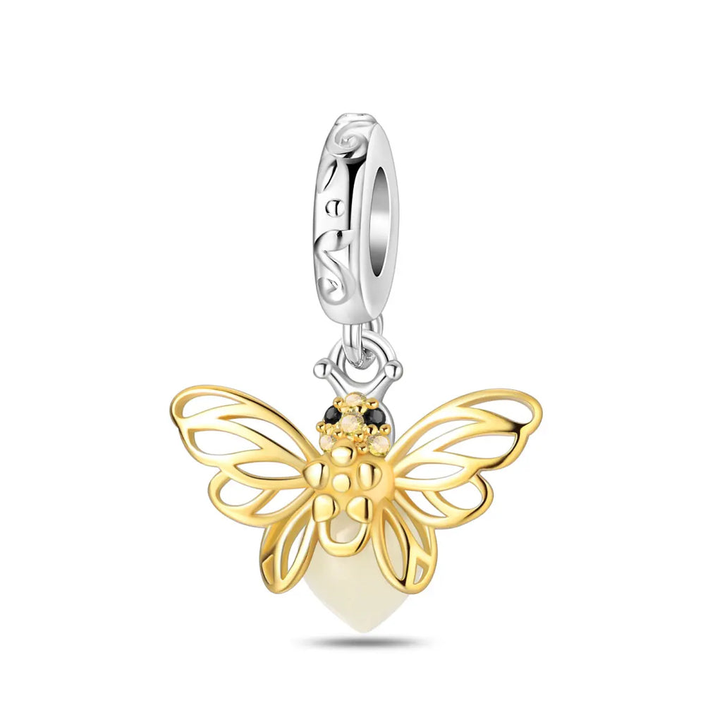 Golden Firefly Charm